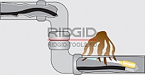 Применение насадки для корней RIDGID Root Ranger RR-3000.