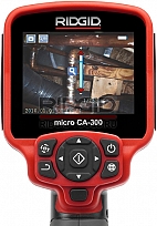 Рис. 33: Дисплей цифровой инспекционной камеры RIDGID micro CA-300.