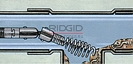 Применение насадки для прочистки труб RIDGID T-217 с шарнирной головкой.