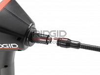 Соединение кабеля ручной видеоинспекционной камеры RIDGID micro CA-100.